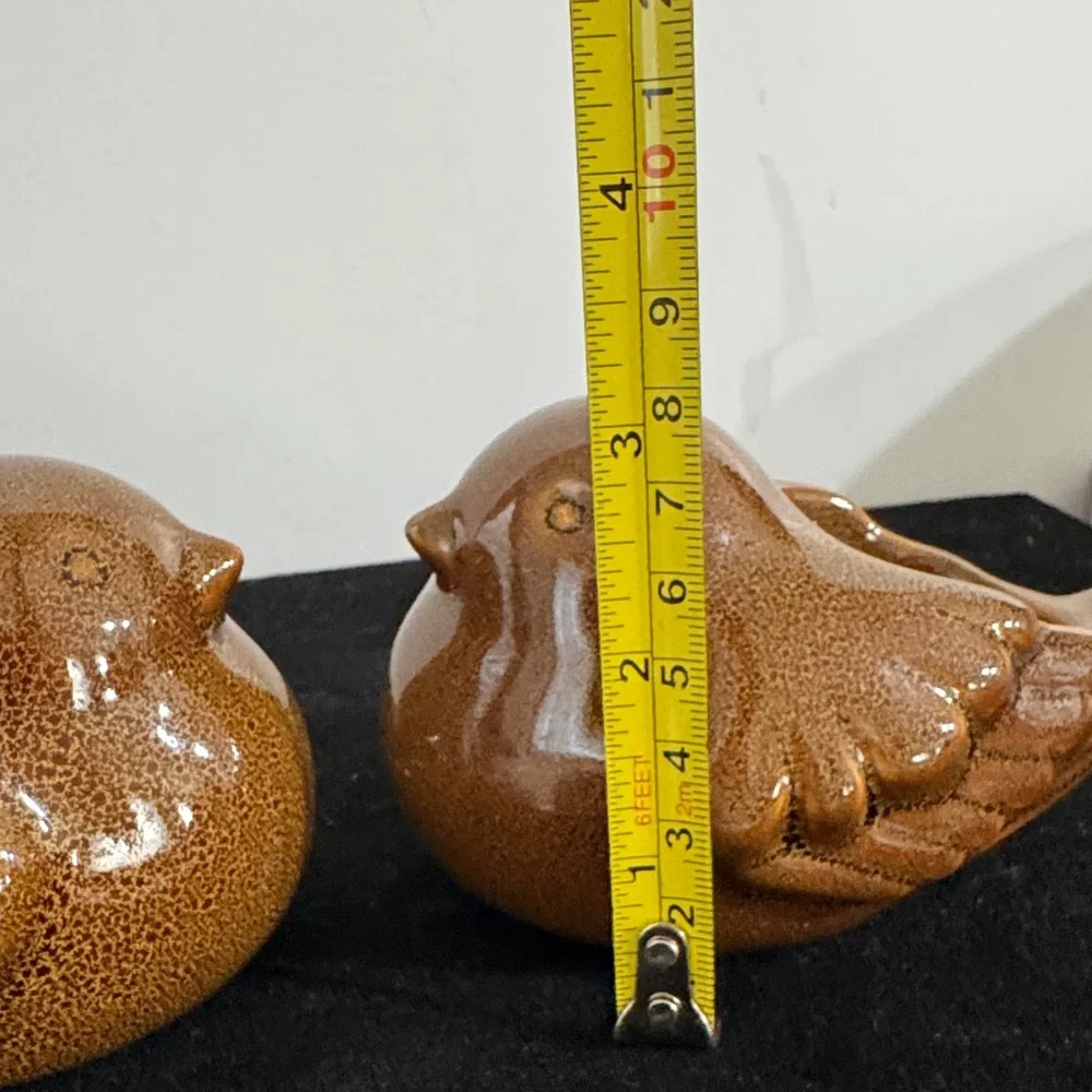 Vintage PartyLite Ceramic WoodlandBird Votive Candle Holder Pair (retired model) - Picture 11 of 11